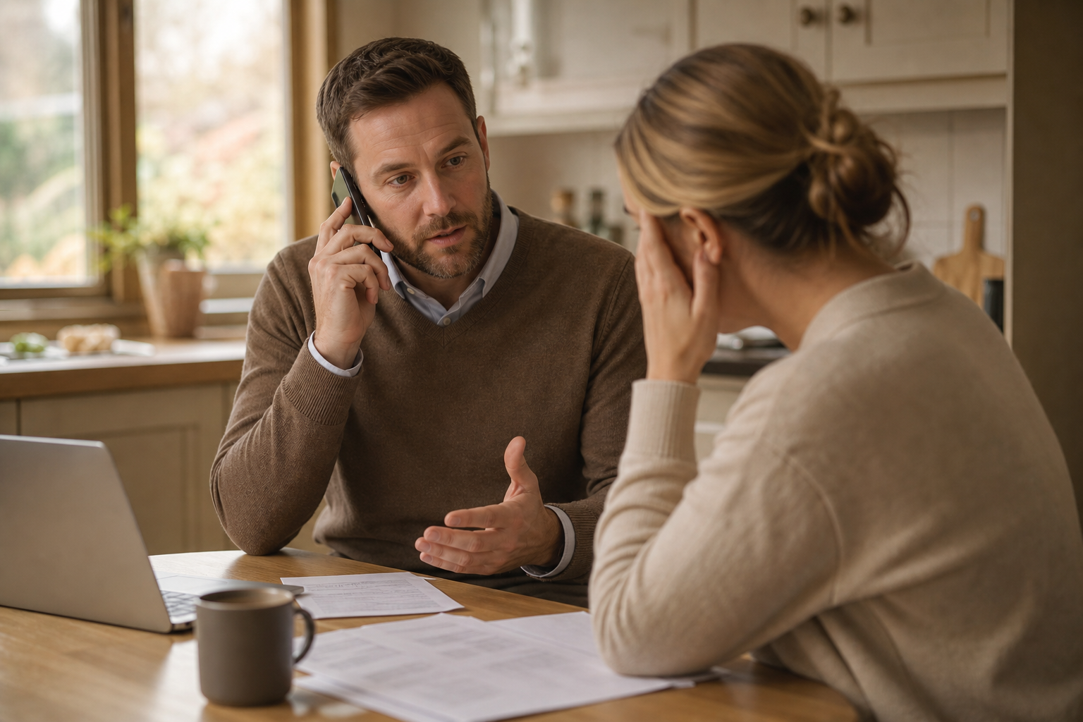 Supportive adviser helping a client understand their scam claim options
